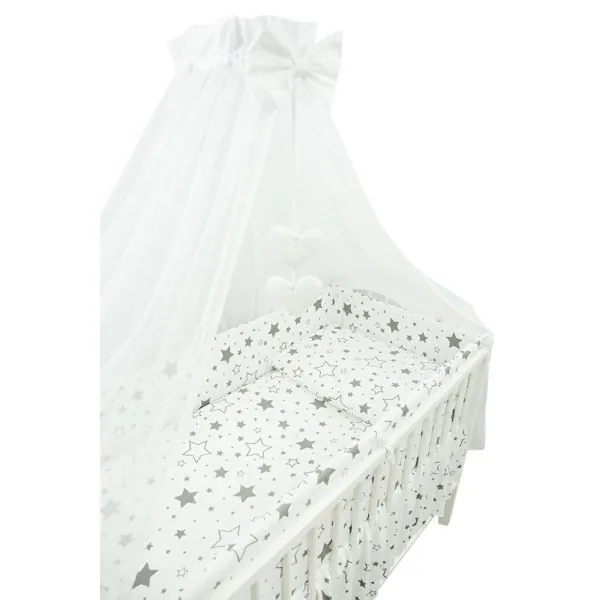 Ankras 6 daļu gultas veļas komplekts "Galaktika", Pelēka