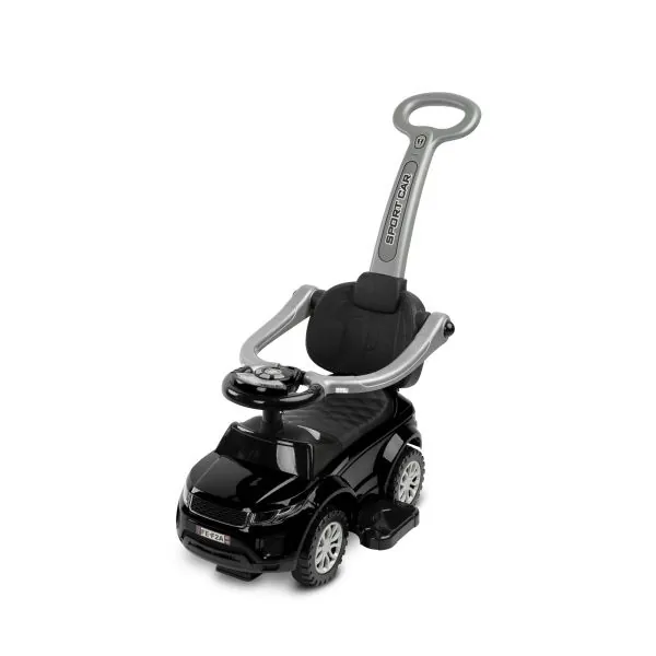 Braucamā mašīnīte ar stumšanas rokturi Toyz Sport Car, Black