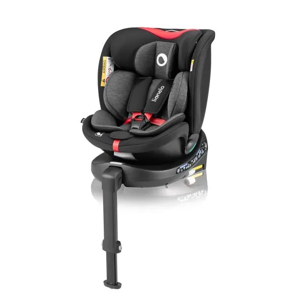 Autokėdutė Lionelo Navy I-size 0-36 kg., 360, Black red