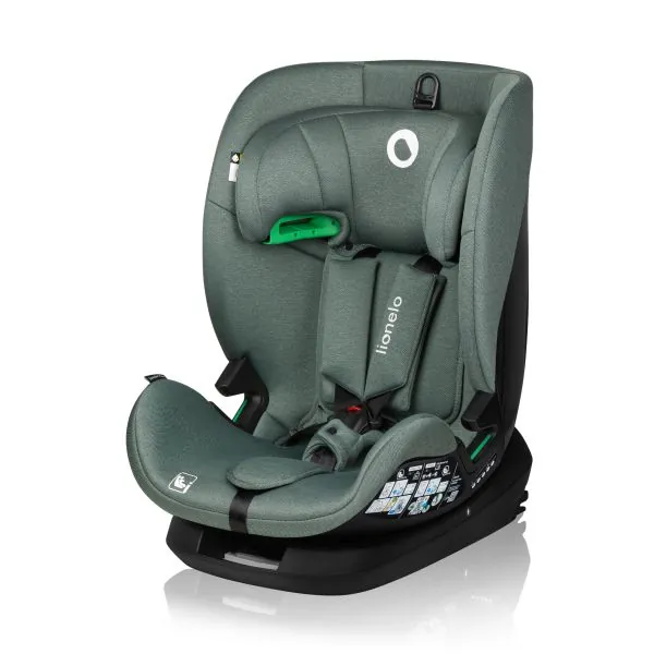 Autokėdutė Lionelo Lavender I-size 9-36 kg., Green pistachio