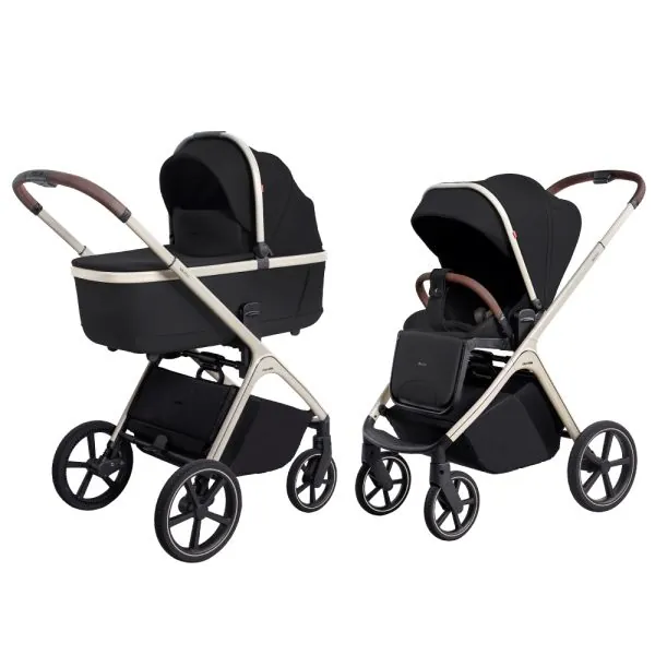 2-in-1 ratiņi Carrello Vector, Pearl black