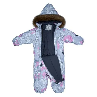 Huppa kombinezons KEIRA, gaiši pelēks raksts, 62 cm.