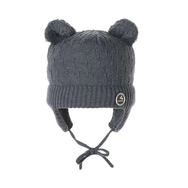 Huppa merino vilnos kepurė Remy, Dark gray, S