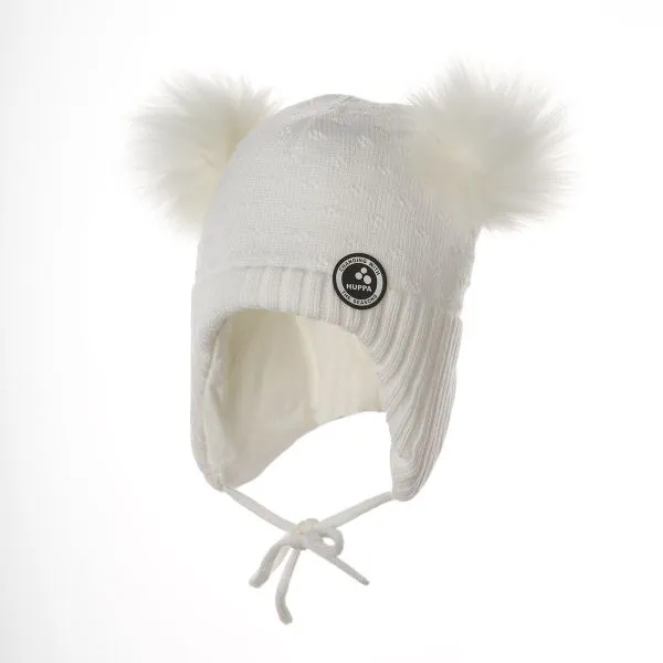 Huppa merino vilnas cepure Ariana, White, S