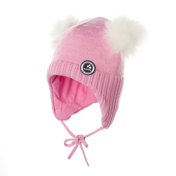 Huppa merino vilnas cepure Ariana, gaiši rozā, M