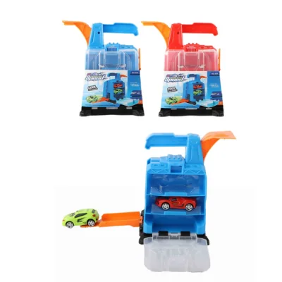 Garažas su paleidimo trasa ir 2 mašinėlėmis, 3+