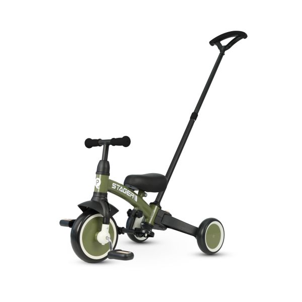 Qplay triratukas/dviratukas 3in1 Stager, Green