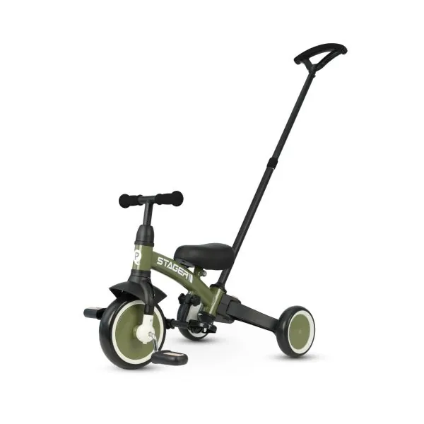 Qplay triratukas/dviratukas 3in1 Stager, Green