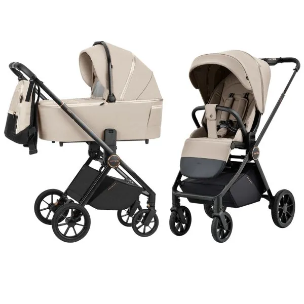 2in1 ratiņi Carrello Ultra, Cosmic beige