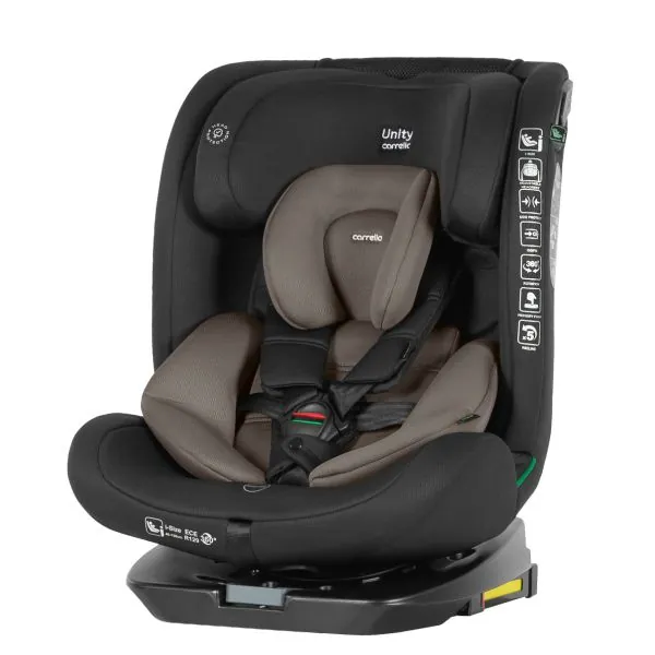 Autokrēsls 360° Carrello Unity I-size 0-36 kg, Harmony bēšs