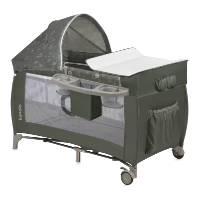 Maniežinė lovytė Lionelo Sven Plus, Beige olive