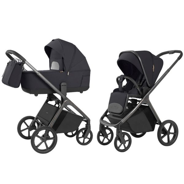 2in1 vežimėlis Carrello Vector 2025, Shadow black