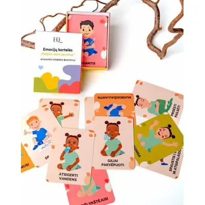 EQhub emociju kartītes "Pazīstu savas jūtas"