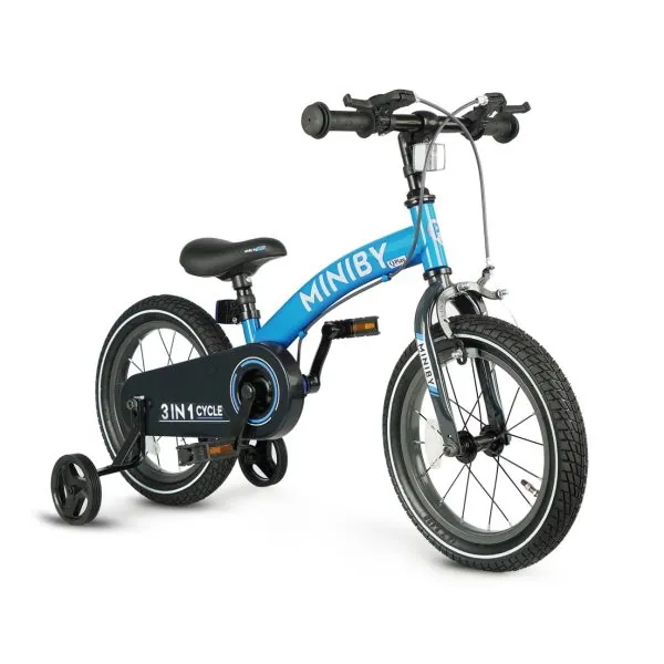 Qplay dviratukas Miniby 14, Blue