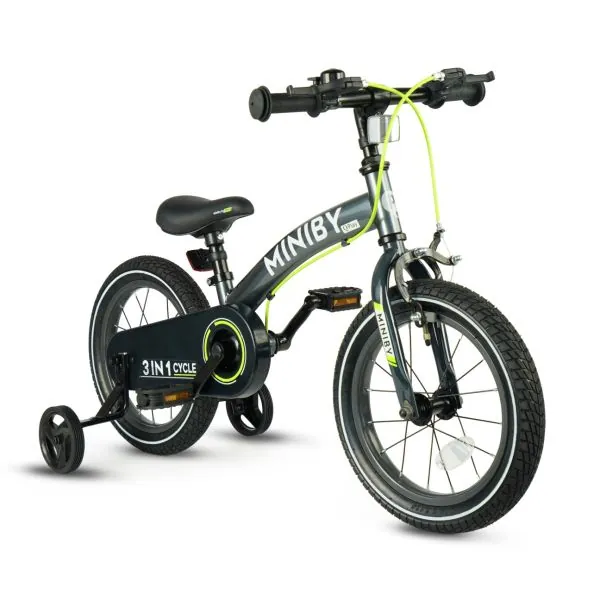 Qplay dviratukas Miniby 14, Grey