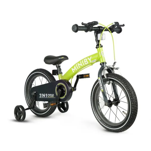 Qplay dviratukas Miniby 14, Green