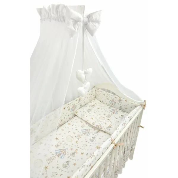 Ankras 6 daļas gultas veļas komplekts "Cirks"