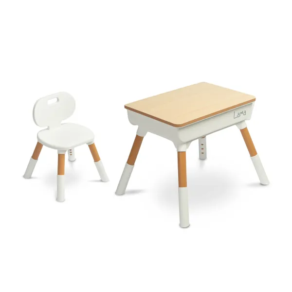 Toyz augošie galdiņi ar krēslu Lara, wood