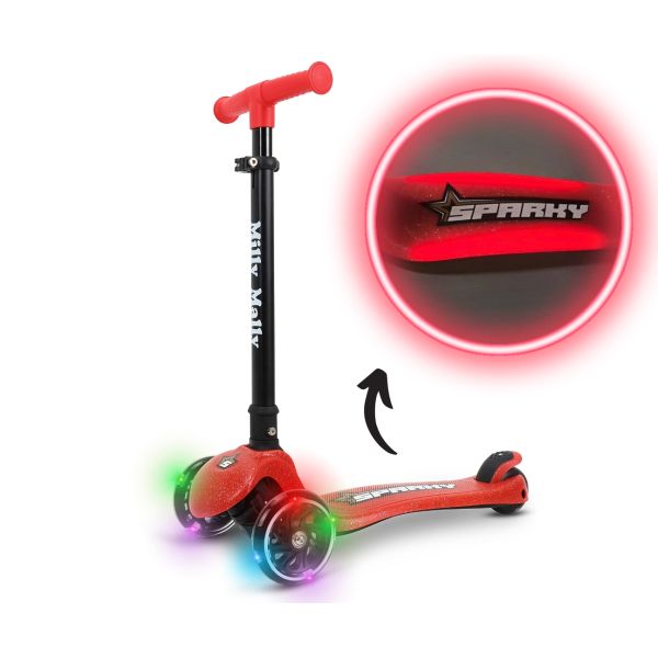 Milly Mally triratis paspirtukas Sparky, red