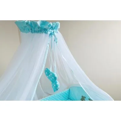 Ankras tiulinė lovytės užuolaida/baldakimas Rabbit, Turkus