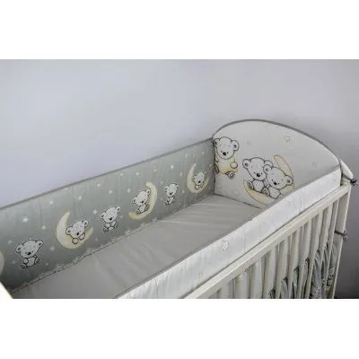 Ankras 360 cm. apsaugėlės lovytei Leon, Grey