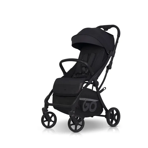 Kompakts sporta ratiņi Easy go Faro, Ebony black