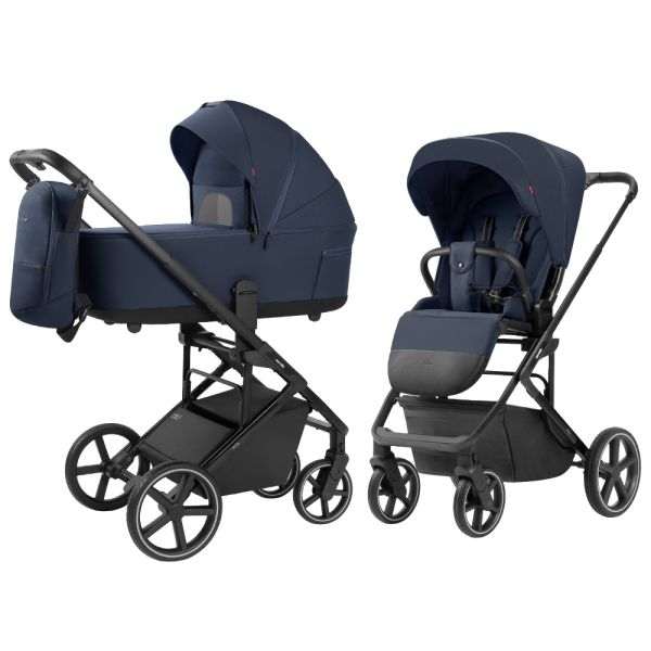 2in1 vežimėlis Carrello Alfa, Denim blue