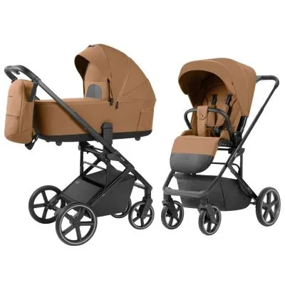 2in1 vežimėlis Carrello Alfa 2025, Honey beige