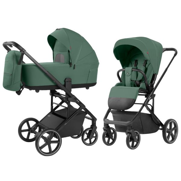 2in1 vežimėlis Carrello Alfa, Meadow green