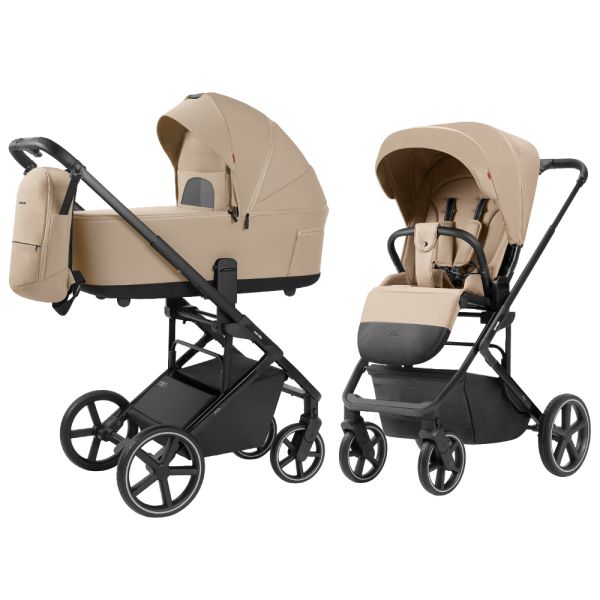 2in1 vežimėlis Carrello Alfa, Natural beige
