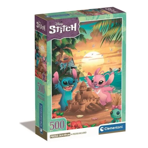 Clementoni dėlionė 500 d. Stitčas ir angelas, 35547