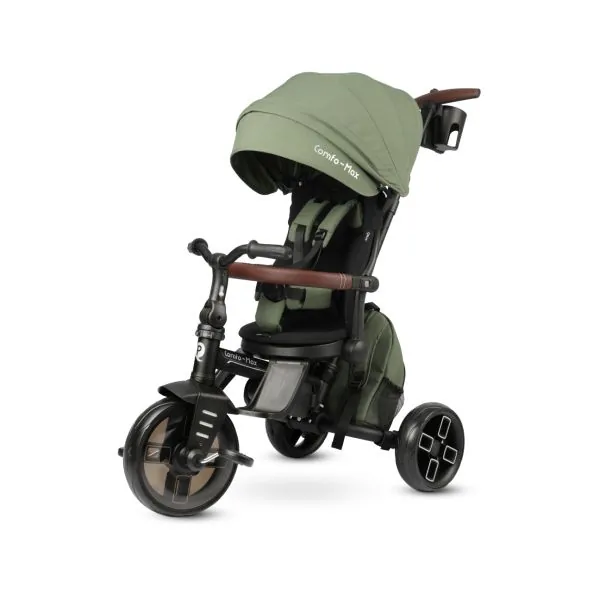 Qplay triratukas Comfo Max, Olive Green