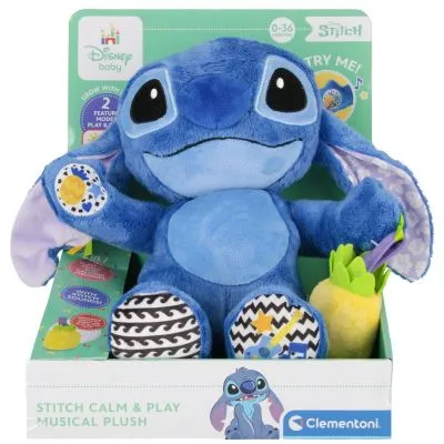 Clementoni Stitch interaktywny pluszowy Disney baby 17987