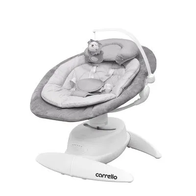 Elektriskais šūpuļkrēsls Carrello Mio, Sliver Grey