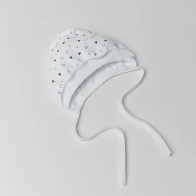 Vilaurita kepurytė išvirkščiomis siūlėmis 1018 "Širdelės" 38