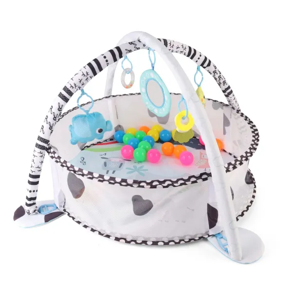 TinyMini lavinamasis kilimėlis - kamuoliukų baseinas 2in1, JL626-2D
