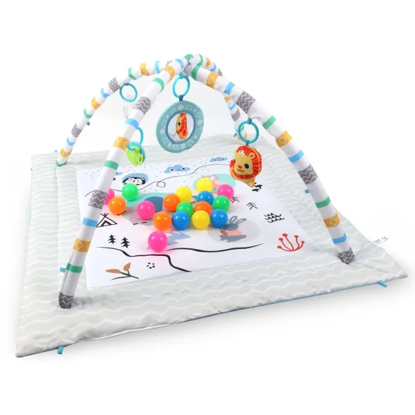 TinyMini attīstošais paklājiņš 2in1 Kalni, JL656-2A