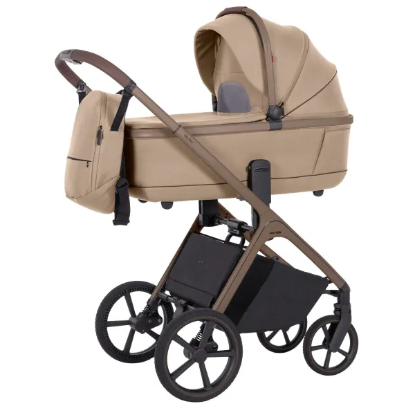 2in1 ratiņi Carrello Vector, Foam beige