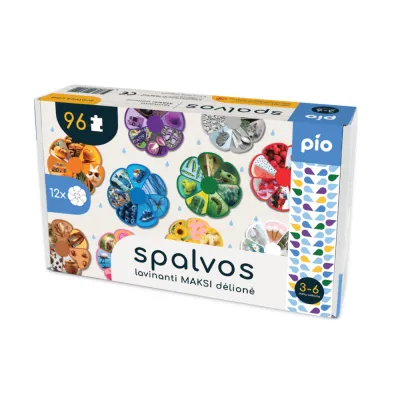 Pionieris puzle Maxi krāsas, 3+. 