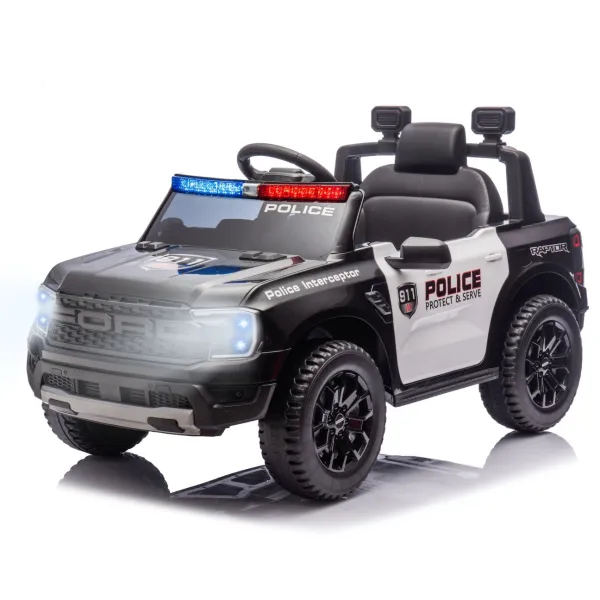 Milly Mally elektromobilis Ford Ranger Police, Melns