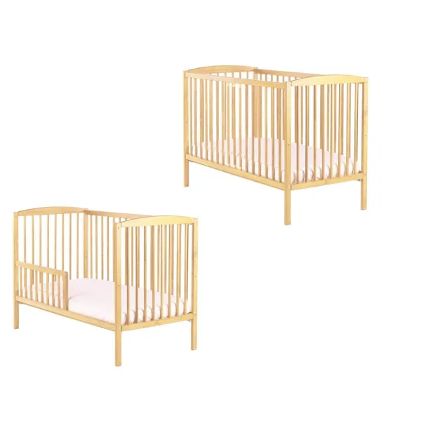 Gultiņa ar noņemamu sānu Drewex Bianco Delux, priede