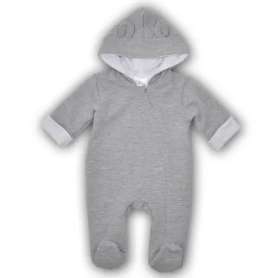 Pašiltintas kombinezonas kūdikiams, Pilka, 62 cm.