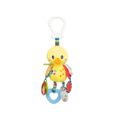 Sensillo pakabinamas barškutis ant vežimėlio, ančiukas