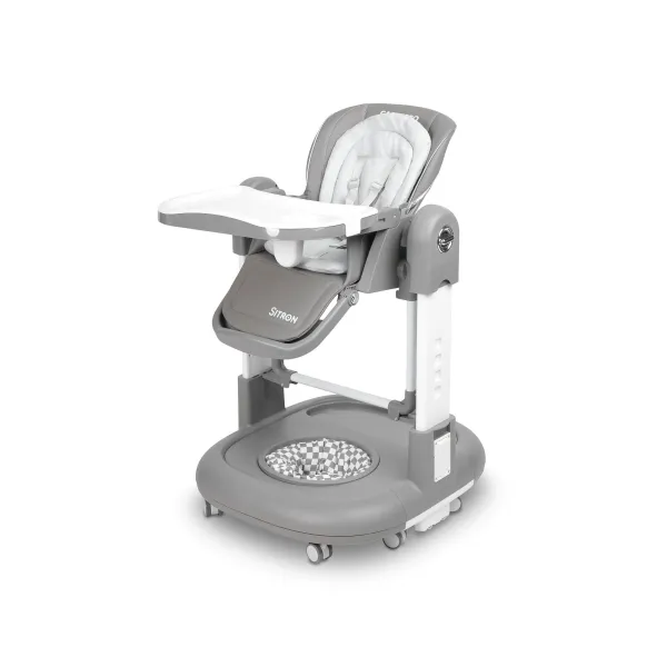Caretero maitinimo kėdutė 3in1 Sitron, grey