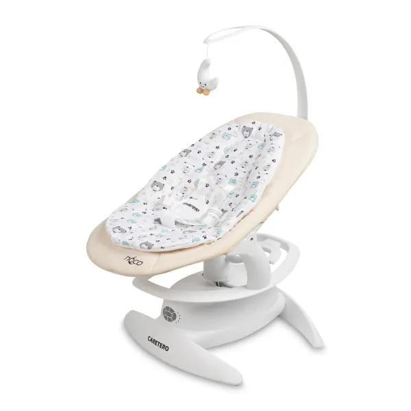 Caretero elektrinis supamas gultukas 2in1 Noco, beige