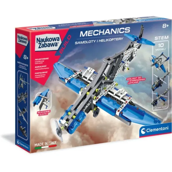 Clementoni kūrybinis rinkinys ,,Skrydžio mechanikai", 60950