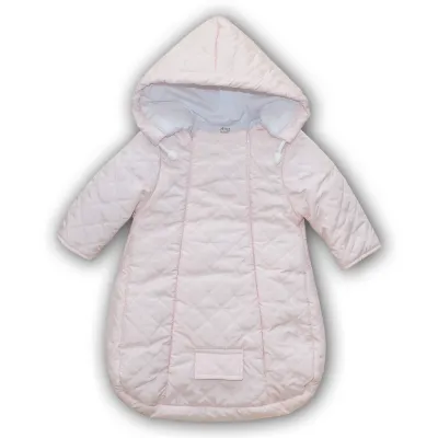 Neperpučiamas vokelis/kombinezonas kūdikiams, Rožinė, 62 cm.