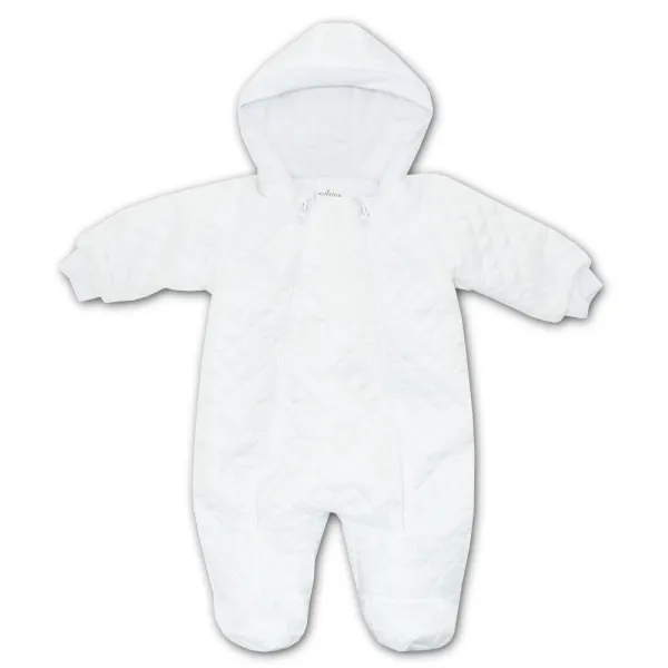 Neperpučiamas kombinezonas kūdikiams, Baltas, 68 cm.