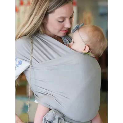 Boba Wrap, Serenity Light Grey