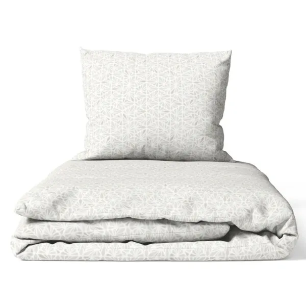 135/100 cm. Ankras 2 daļu gultas veļas komplekts "Rombas", krēmkrāsas